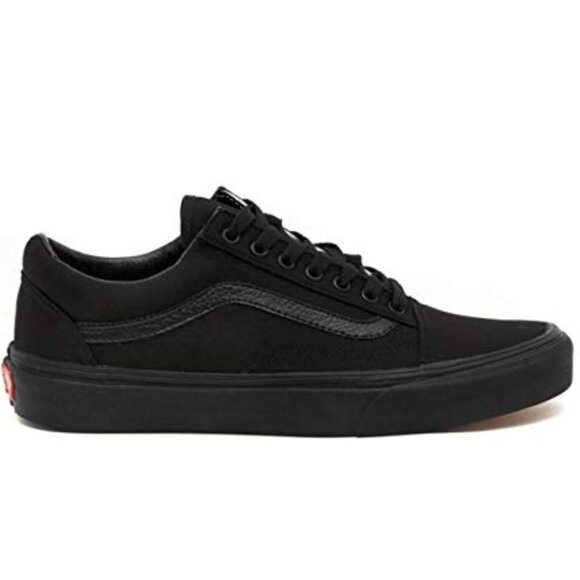Vans "Canvas Old Skool Sneakers (Black/Black) Skateboarding Skate Classic Shoes - Picture 1 of 1